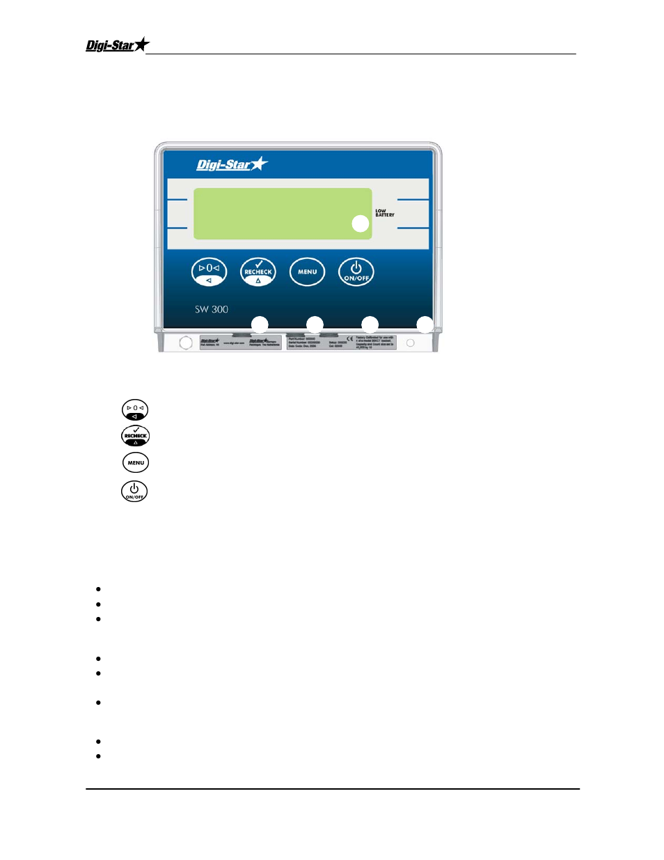 Digi-Star Stockweigh 300 User Manual | Page 5 / 17