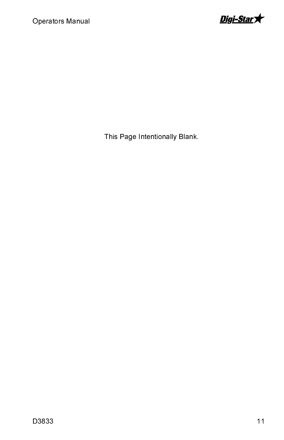 Digi-Star Grain Tracker User Manual | Page 11 / 11
