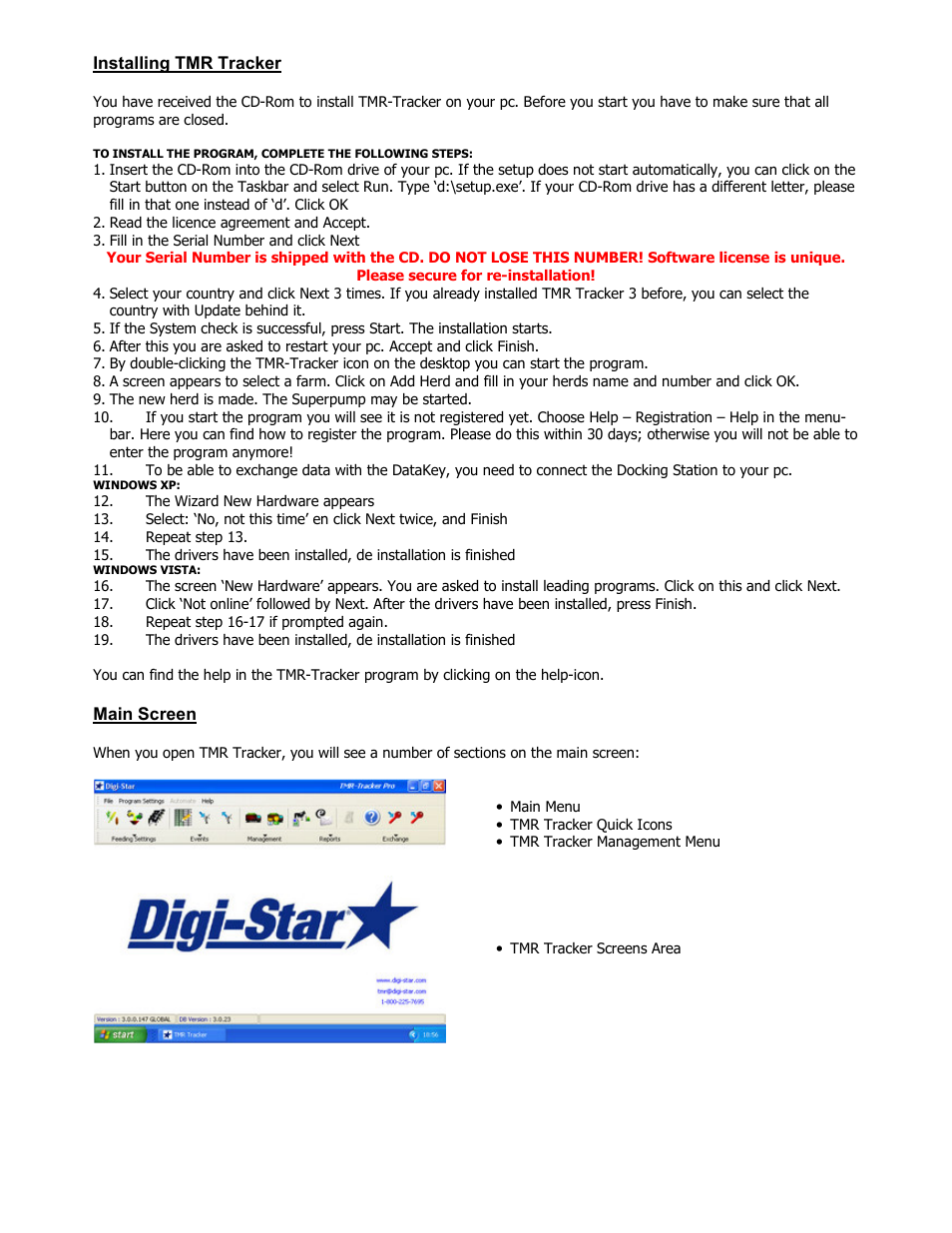 Digi-Star TMR Tracker User Manual | 4 pages