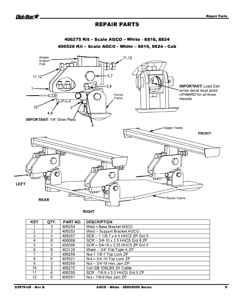 Digi-Star AGCO - White 8816 User Manual | Page 11 / 14