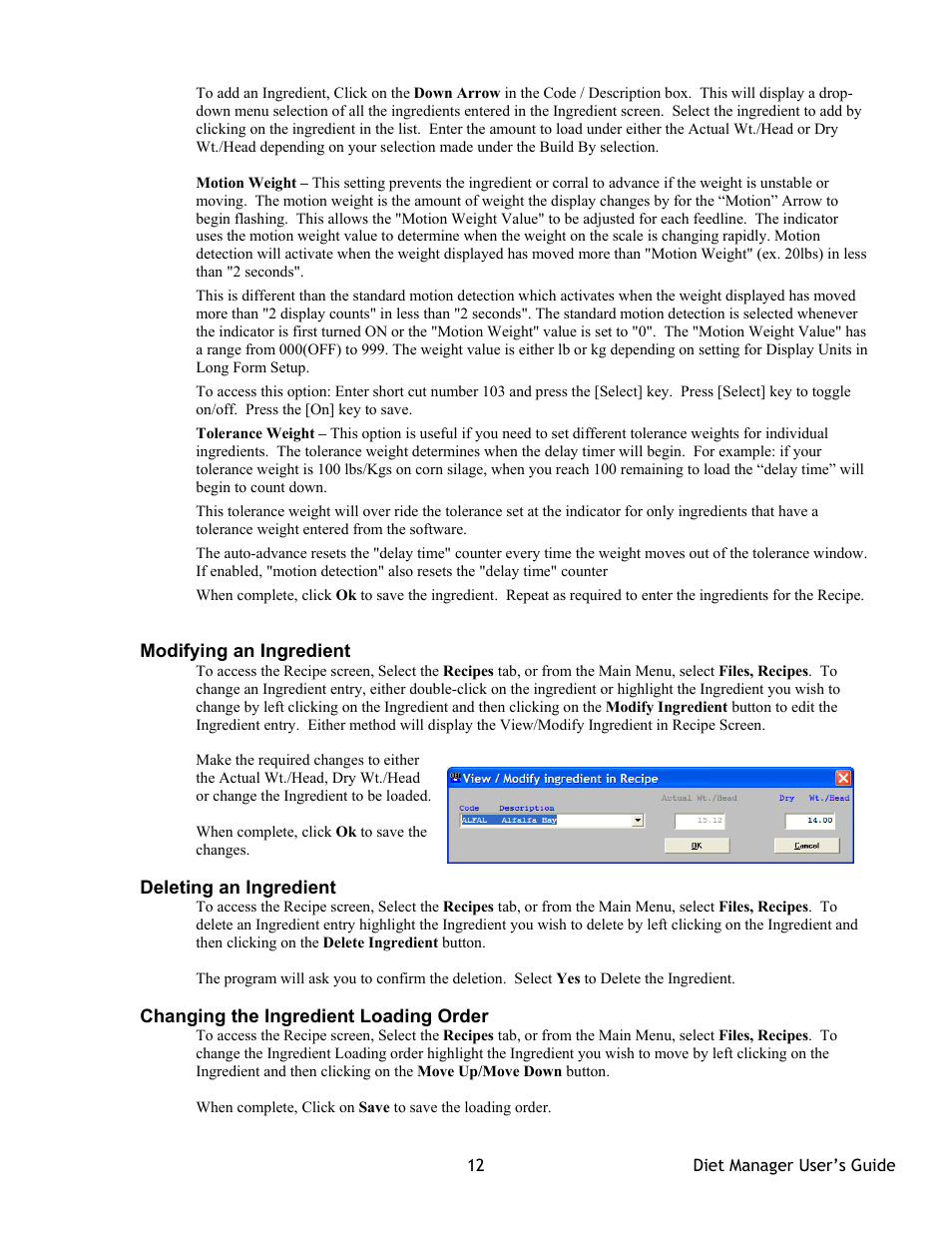Digi-Star Diet Manager Full Guide User Manual | Page 12 / 28