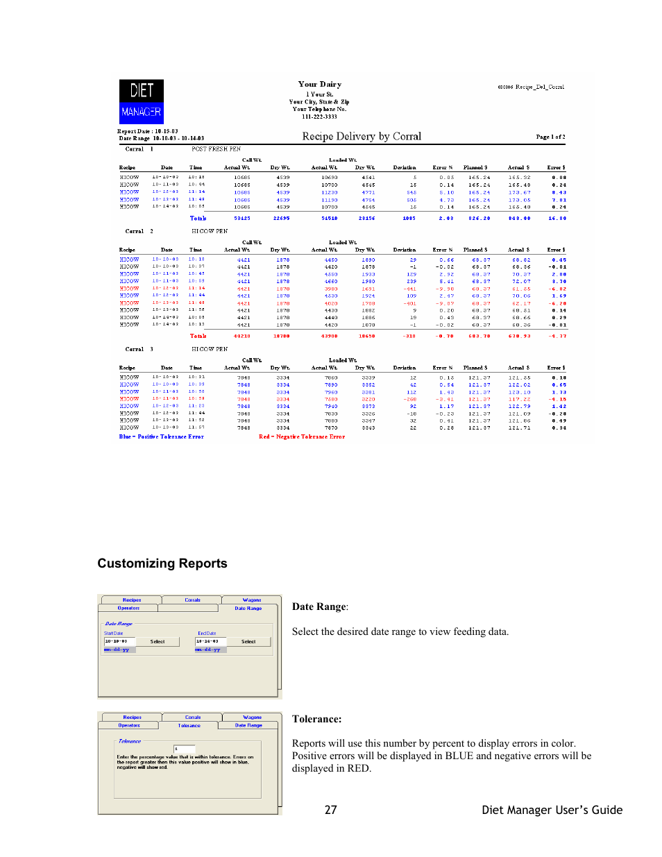 Digi-Star Diet Manager Full Guide User Manual | Page 27 / 28