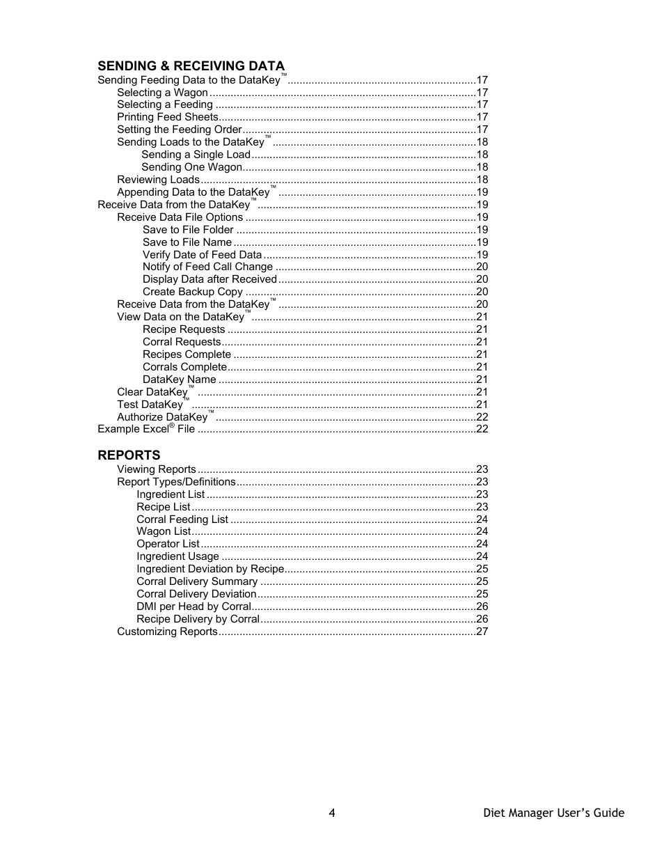 Digi-Star Diet Manager Full Guide User Manual | Page 4 / 28