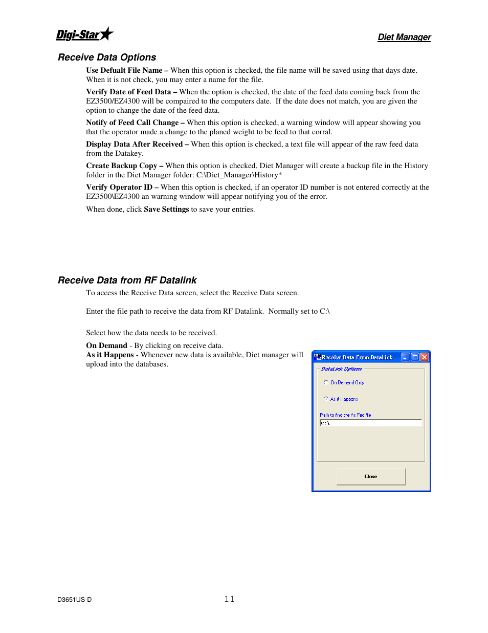 Digi-Star Diet Manager Set-up & User Guide User Manual | Page 15 / 17