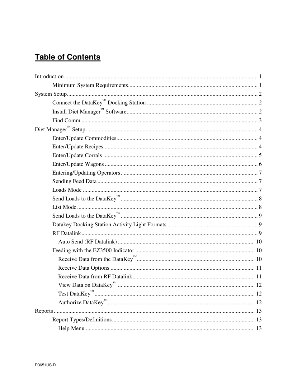 Digi-Star Diet Manager Set-up & User Guide User Manual | Page 3 / 17