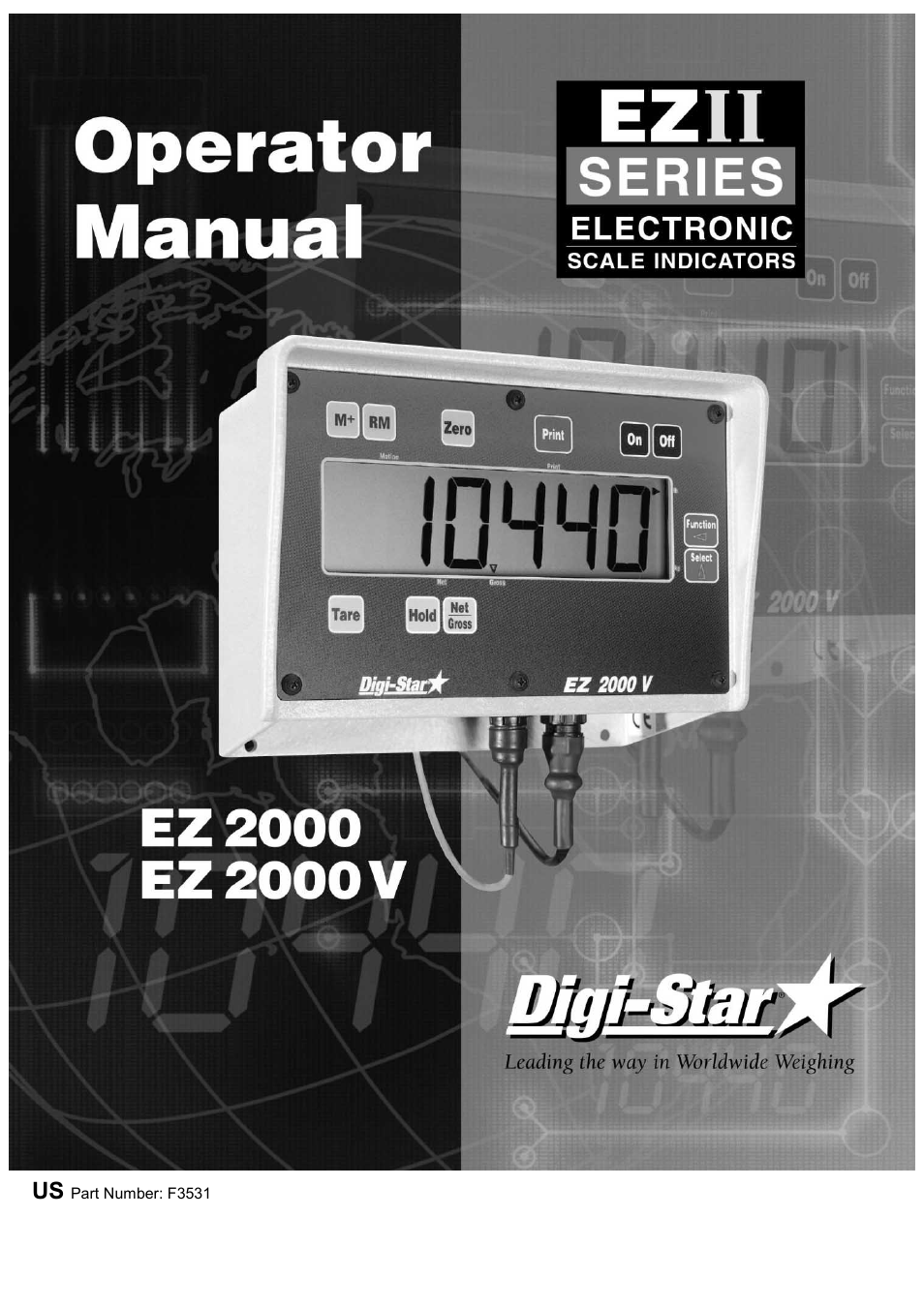 Digi-Star EZ 2000/V User Manual | 14 pages