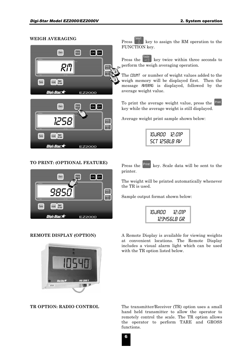 Digi-Star EZ 2000/V User Manual | Page 8 / 14