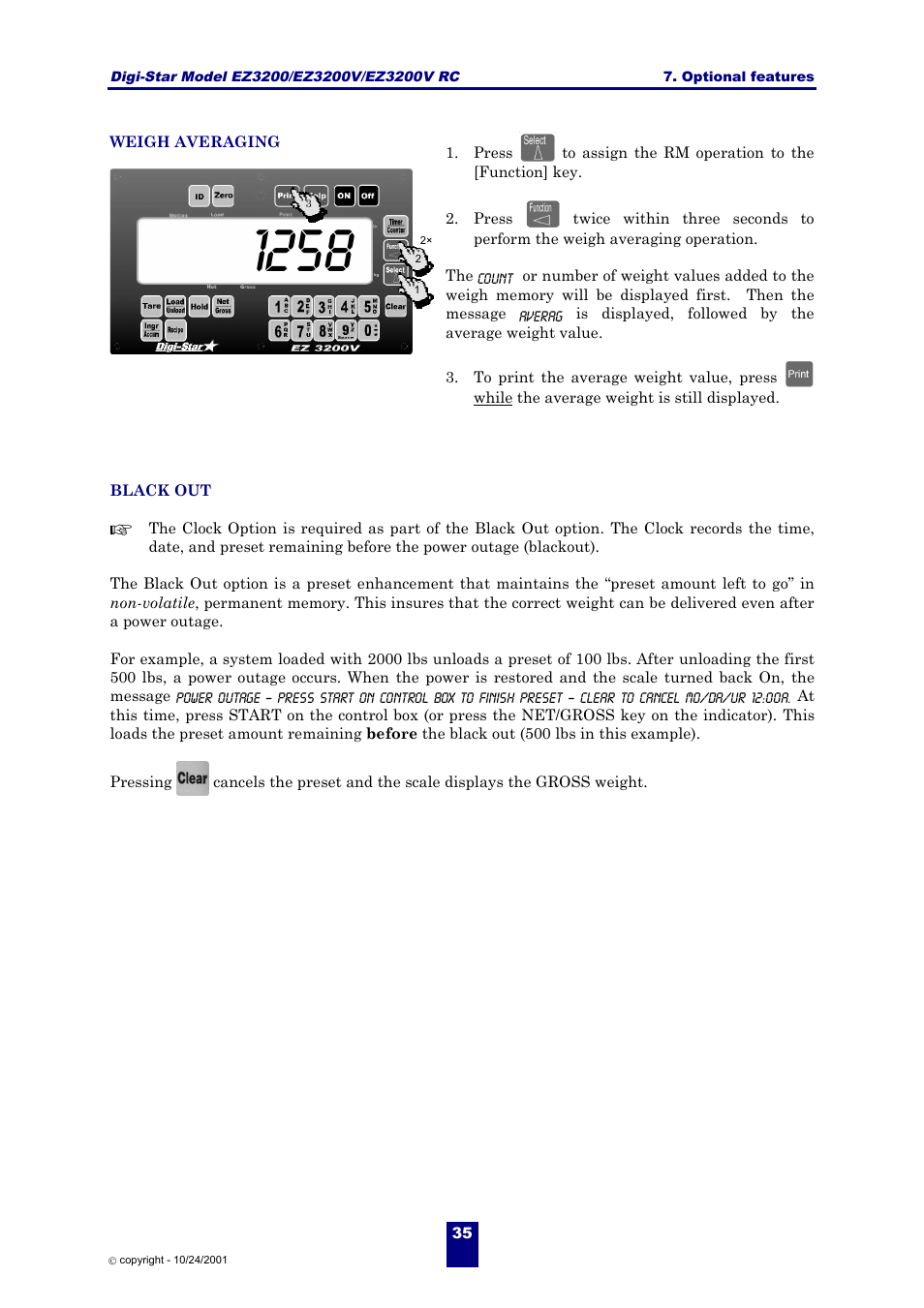 Digi-Star EZ 3200/EZ 3200V/EZ 3200V RC User Manual | Page 38 / 45