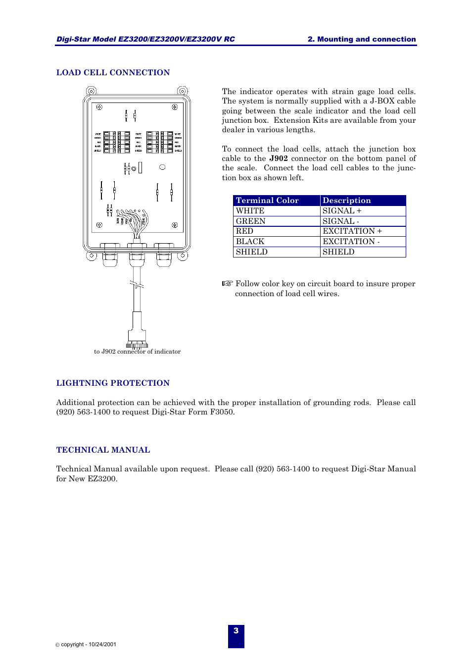 Digi-Star EZ 3200/EZ 3200V/EZ 3200V RC User Manual | Page 6 / 45