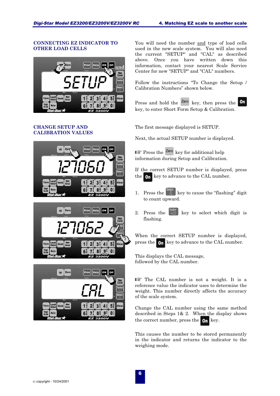 Setup | Digi-Star EZ 3200/EZ 3200V/EZ 3200V RC User Manual | Page 9 / 45