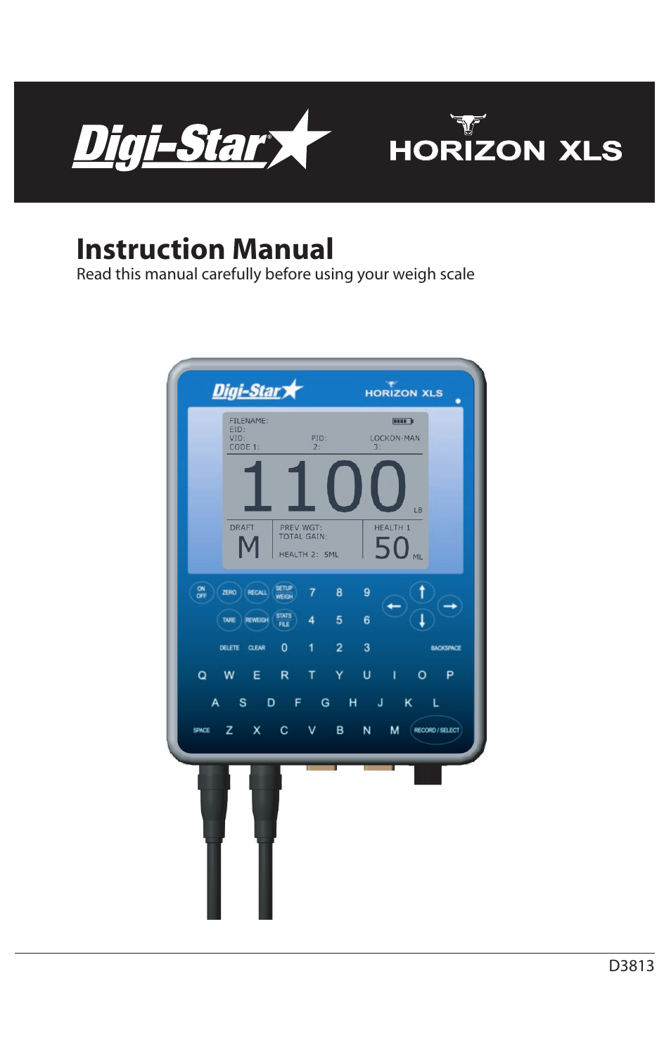 Digi-Star HORIZON XLS User Manual | 16 pages