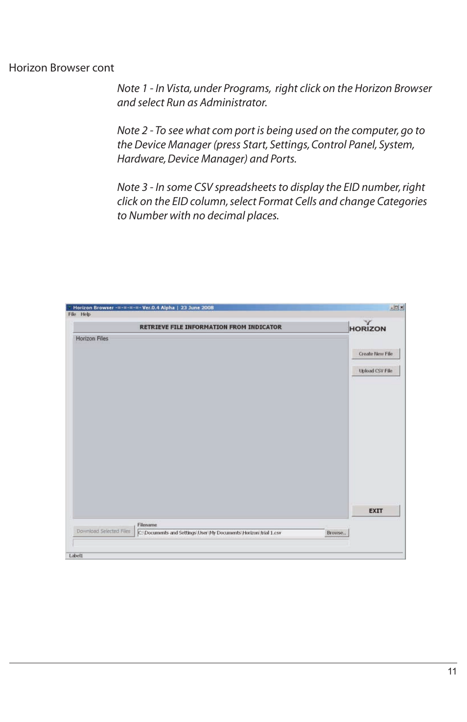 Digi-Star HORIZON XLS User Manual | Page 11 / 16