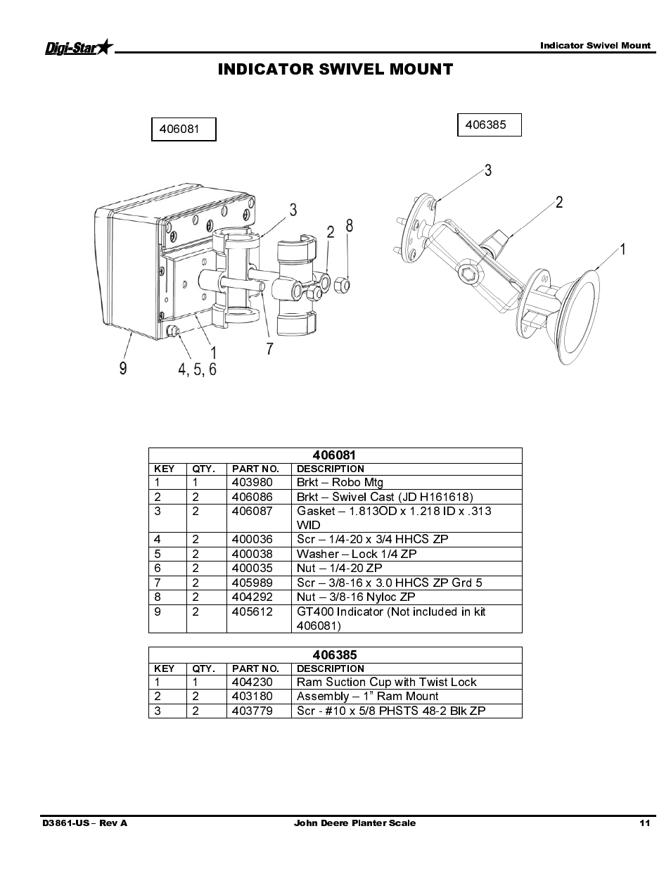 Digi-Star John Deere JD1790 New Style (2004) User Manual | Page 13 / 14