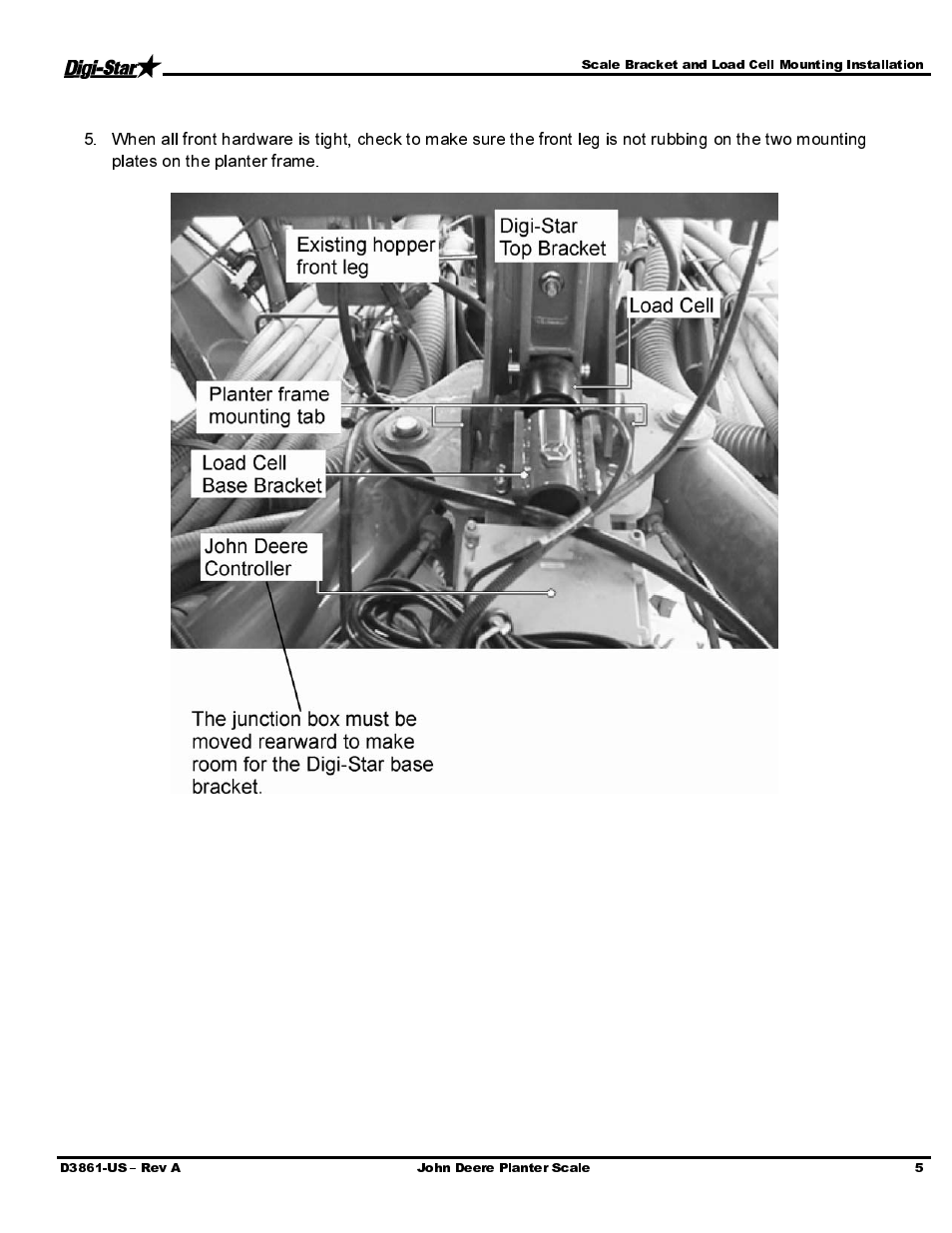 Digi-Star John Deere JD1790 New Style (2004) User Manual | Page 7 / 14