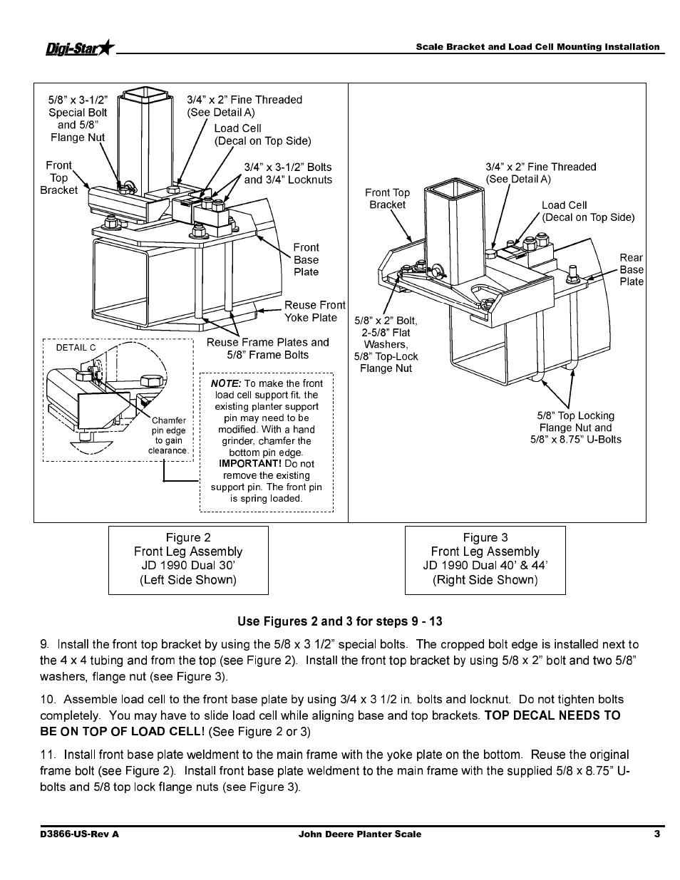 Digi-Star John Deere 1990 CCS Dual Rank 30/36/40/44 User Manual | Page 5 / 13