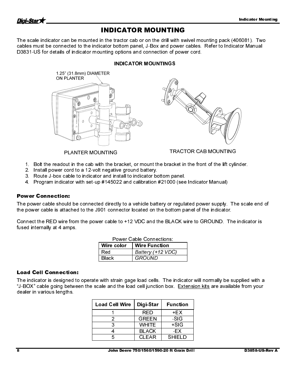 Digi-Star John Deere 750/1560/1590- 20ft Drill User Manual | Page 10 / 15
