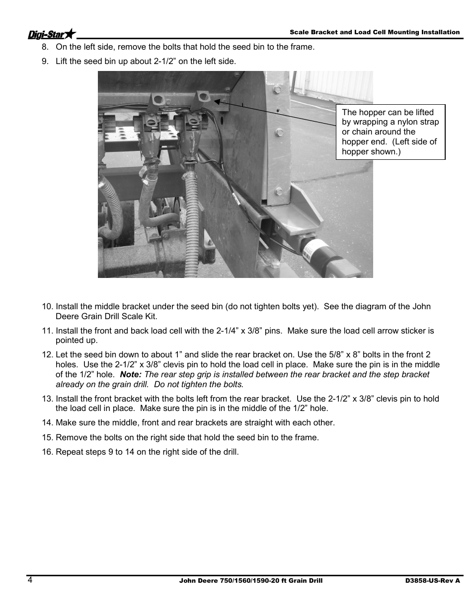 Digi-Star John Deere 750/1560/1590- 20ft Drill User Manual | Page 6 / 15
