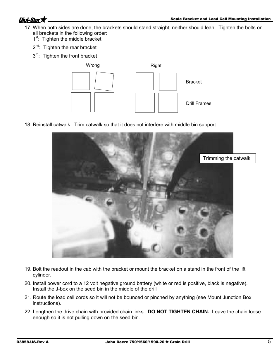 Digi-Star John Deere 750/1560/1590- 20ft Drill User Manual | Page 7 / 15