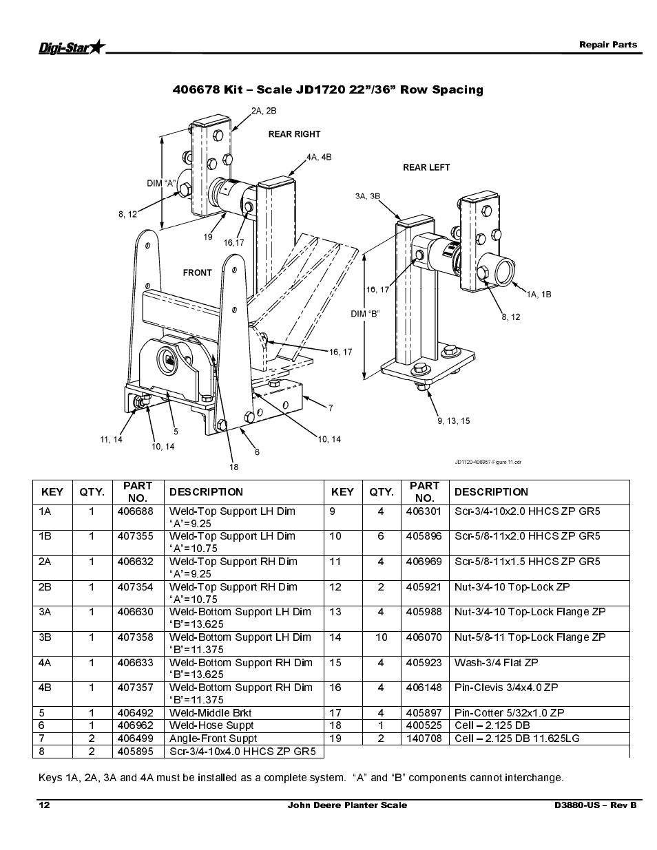 Digi-Star John Deere/Orthman Mfg JD 1720 Deere CCS User Manual | Page 14 / 16
