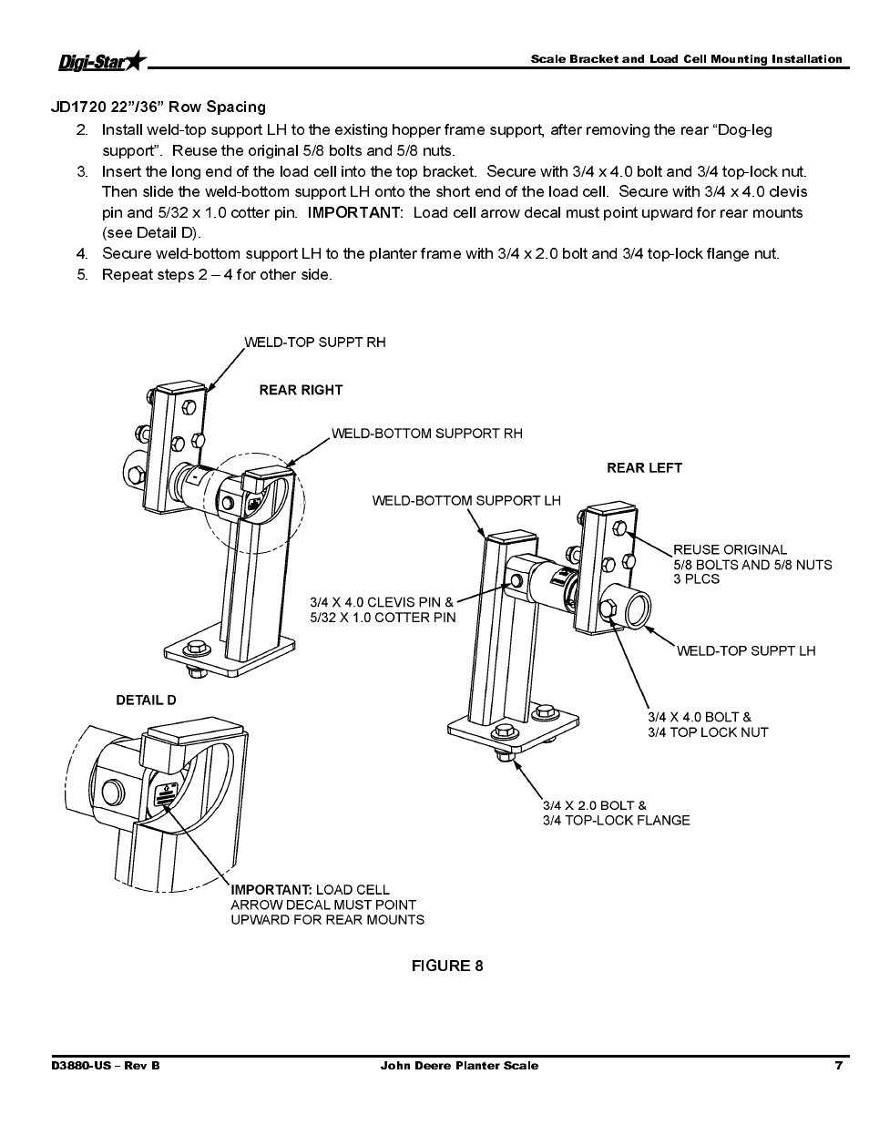 Digi-Star John Deere/Orthman Mfg JD 1720 Deere CCS User Manual | Page 9 / 16