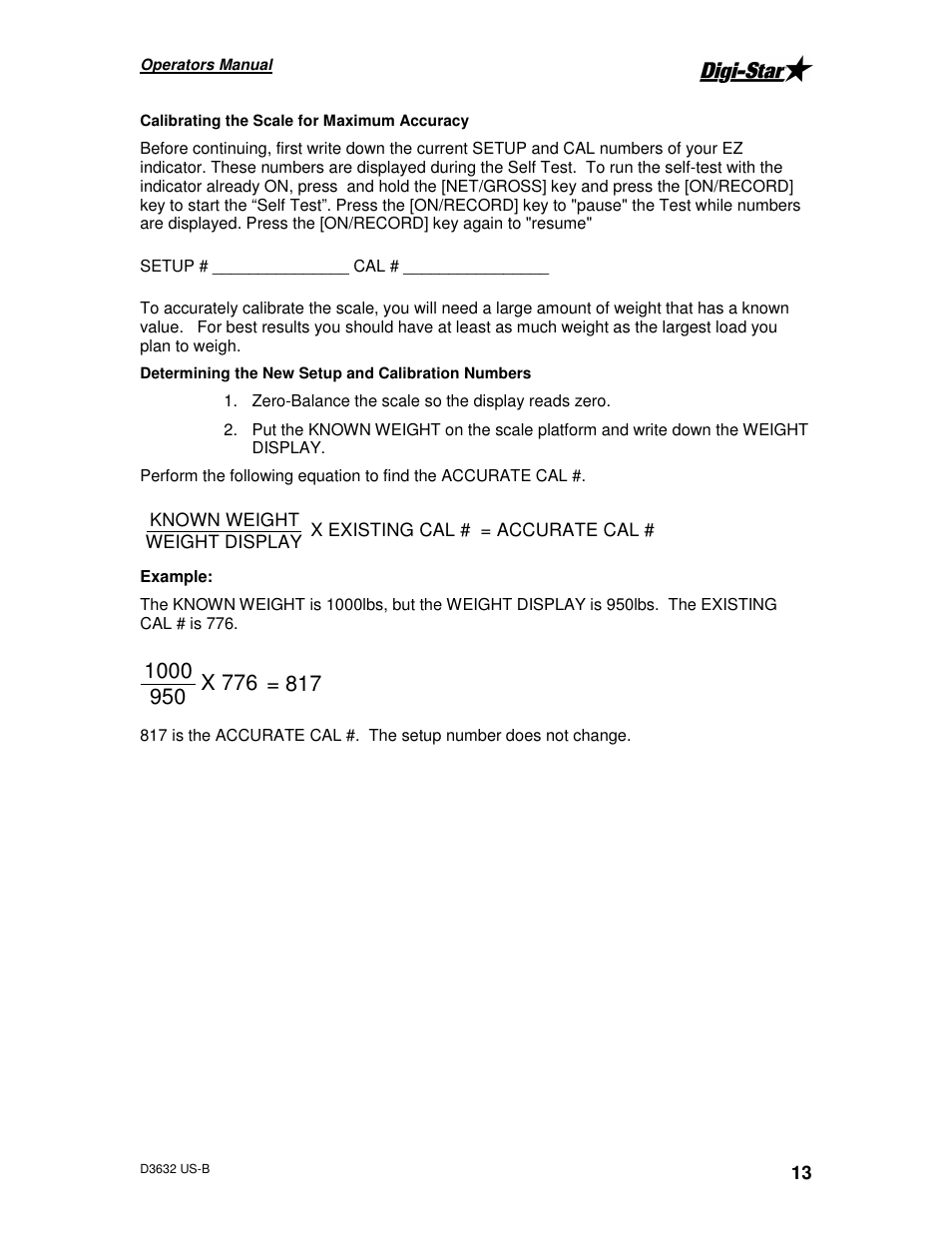 Digi-Star StockWeigh 500 User Manual | Page 17 / 24