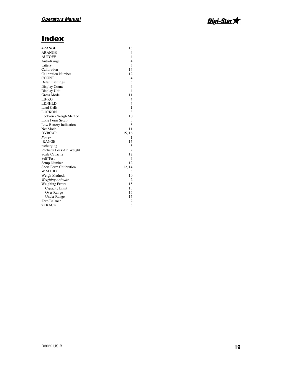 Digi-Star StockWeigh 500 User Manual | Page 23 / 24