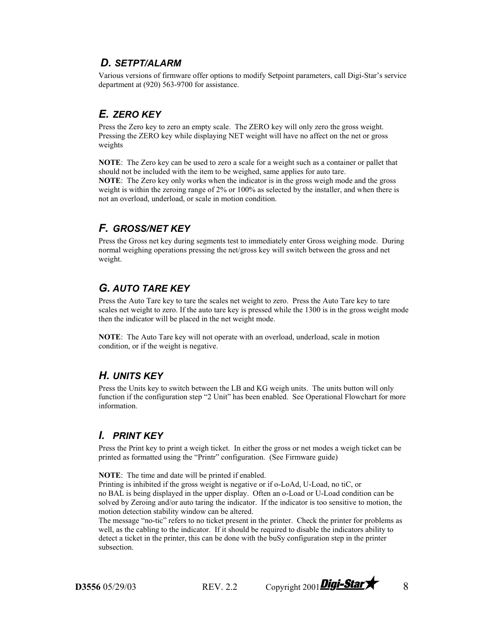 Digi-Star TCX-1000 SERIES User Manual | Page 8 / 38