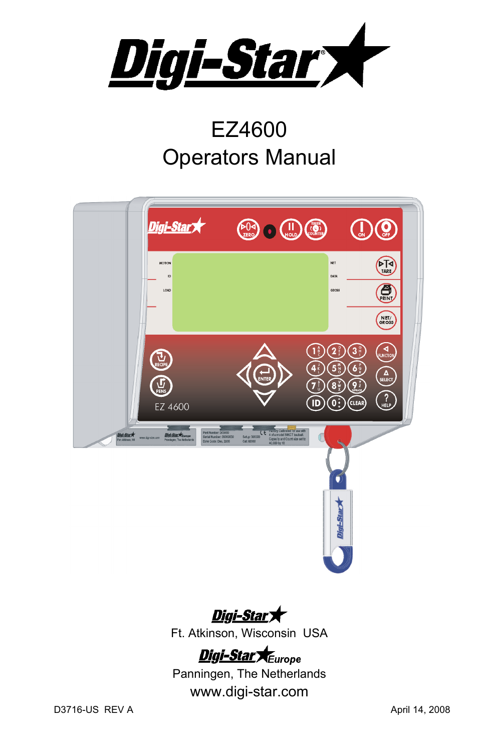 Digi-Star EZ4600 User Manual | 35 pages