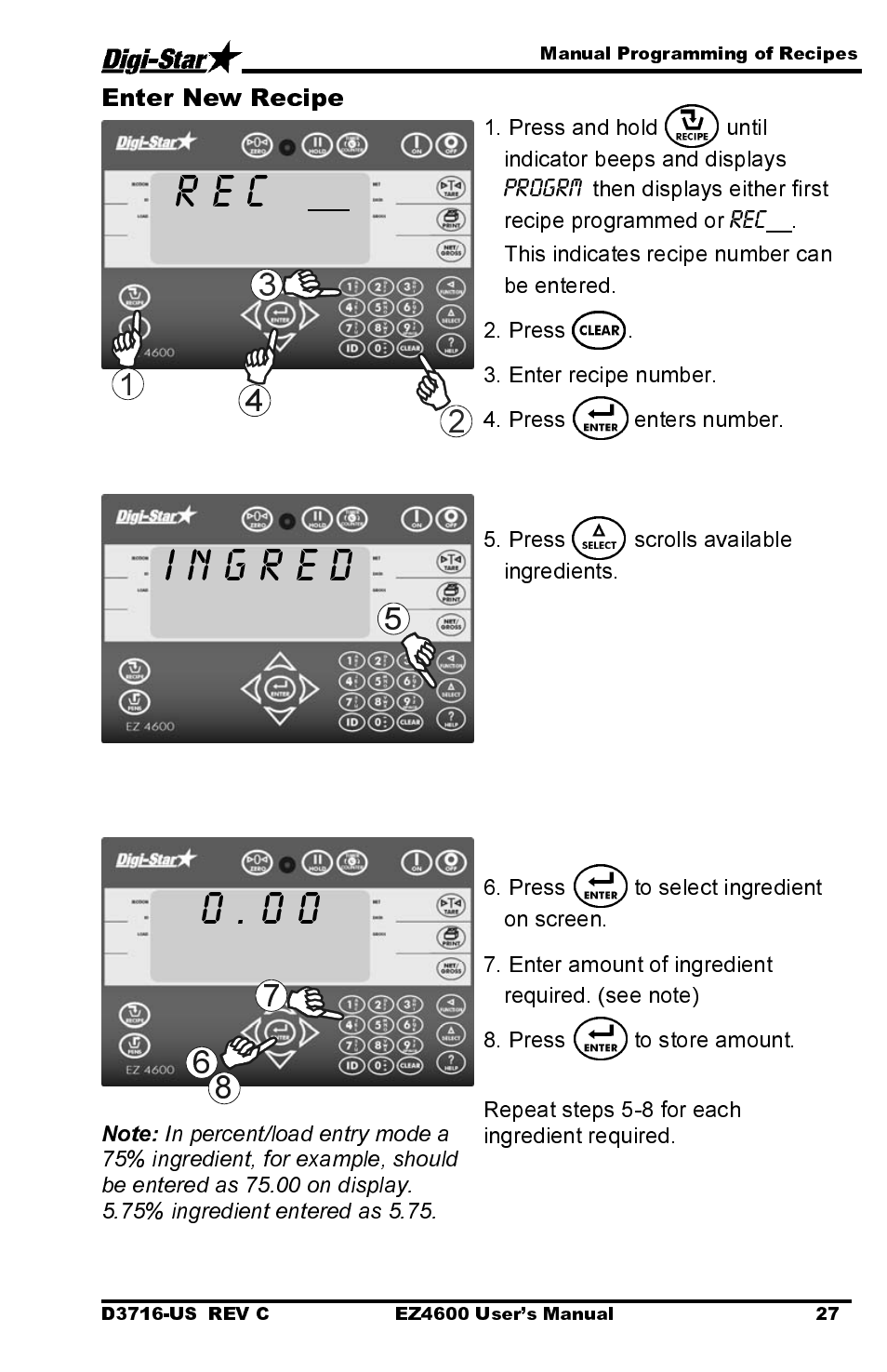 R e c | Digi-Star EZ4600 User Manual | Page 31 / 51