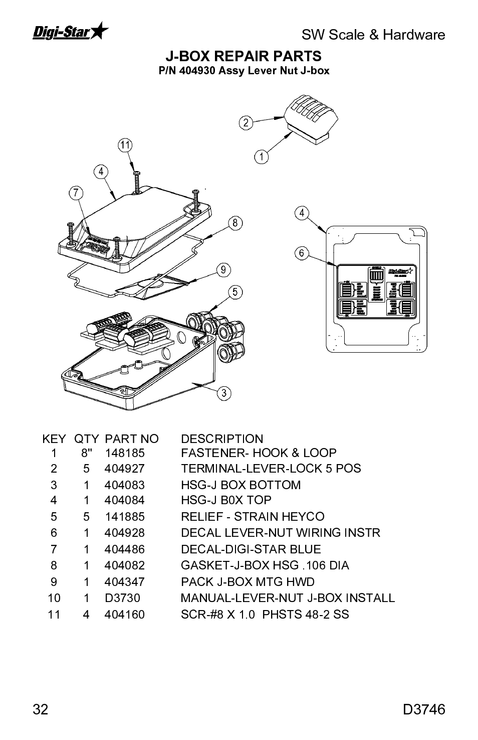 Digi-Star SW3300 User Manual | Page 32 / 33