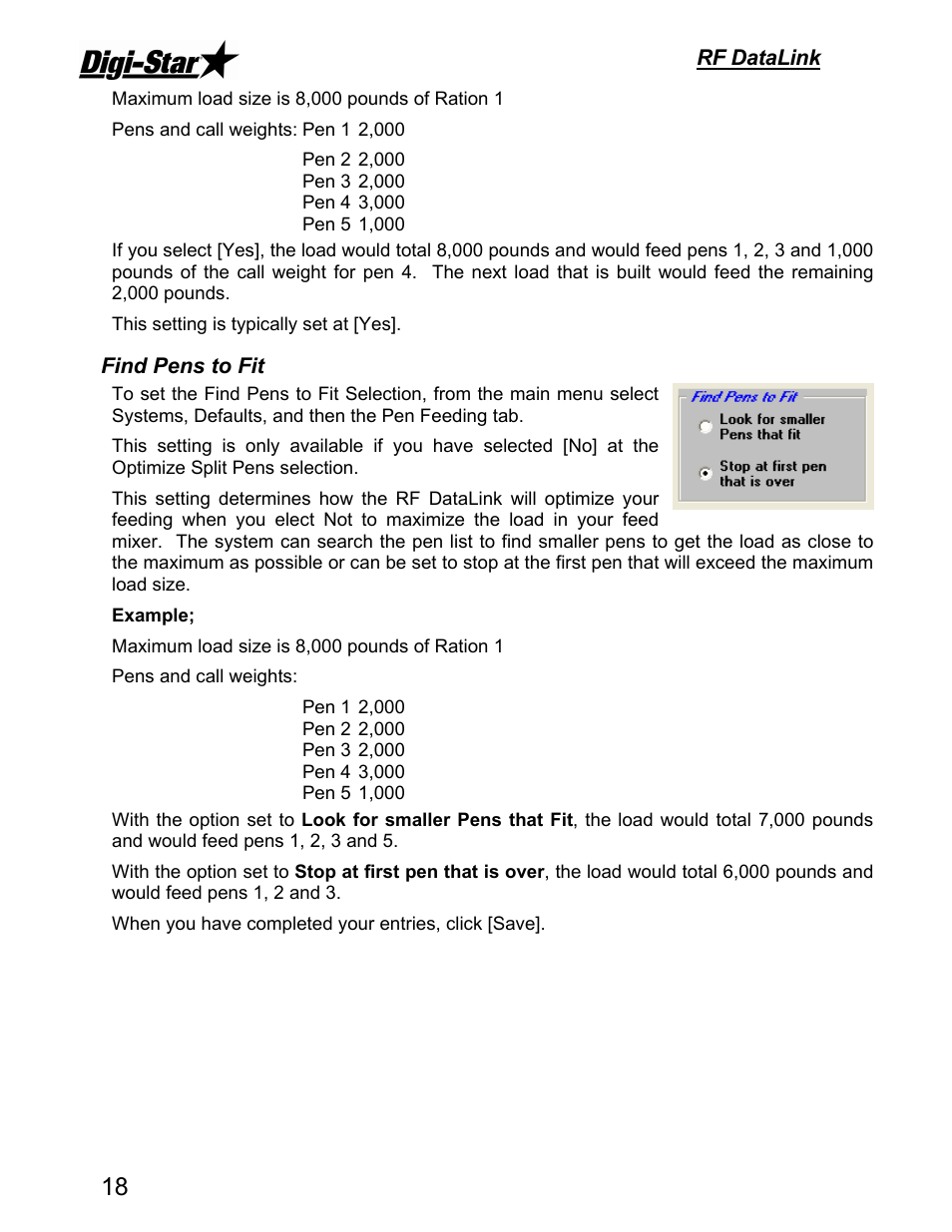 Digi-Star DataLink User Manual | Page 22 / 39