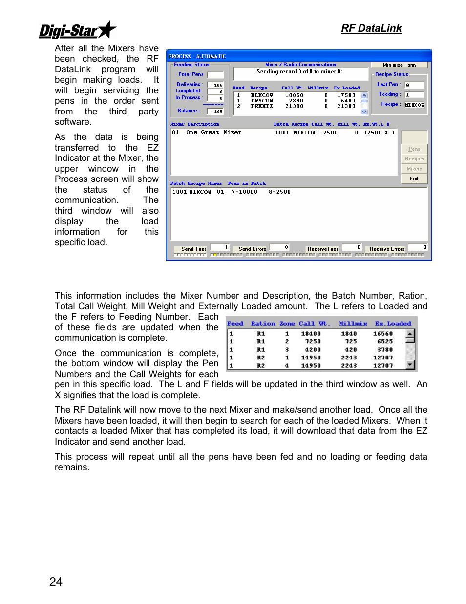 Rf datalink | Digi-Star DataLink User Manual | Page 28 / 39