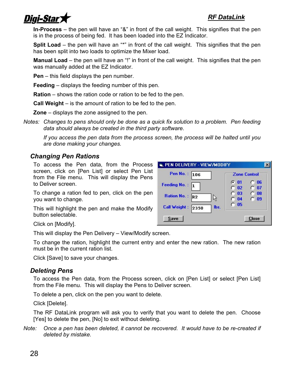 Digi-Star DataLink User Manual | Page 32 / 39