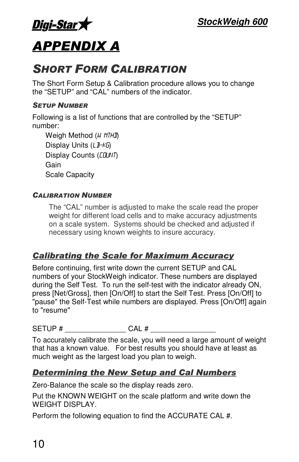 Stockweigh 600 | Digi-Star StockWeigh 600 User Manual | Page 14 / 31