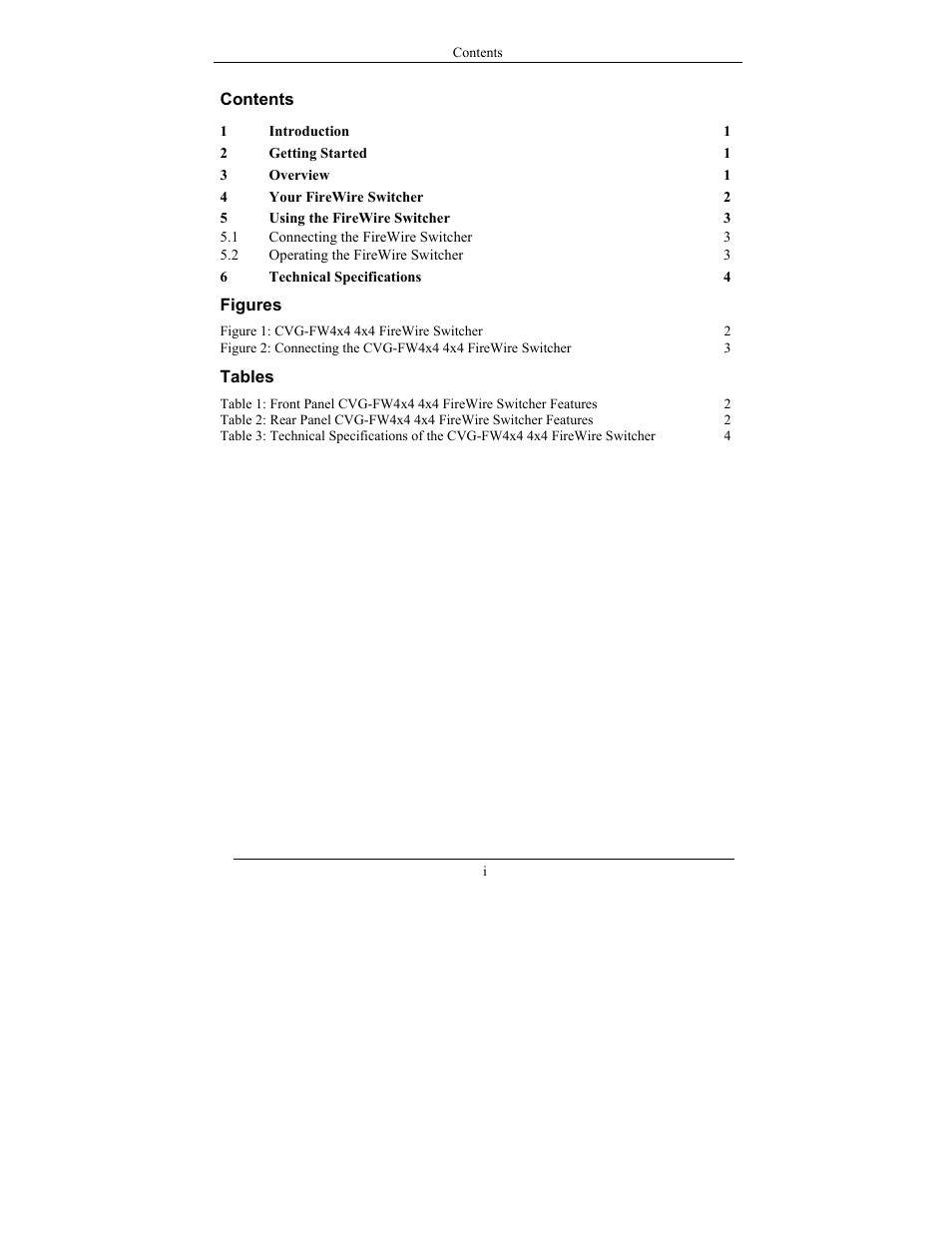 Comprehensive Video CVG-FW4X4 User Manual | Page 3 / 8
