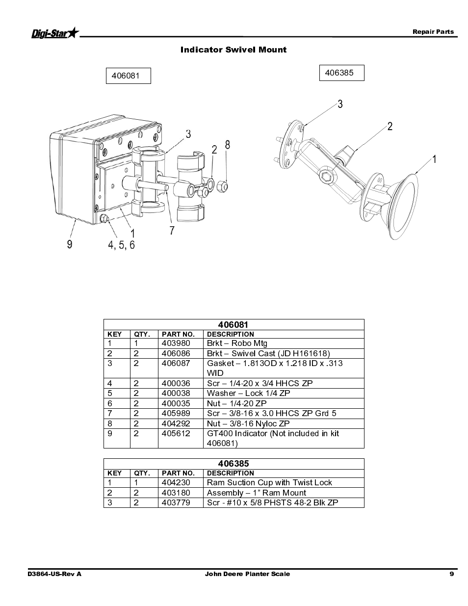 Digi-Star John Deere 1990 30 & 36 CCS  1690 Version User Manual | Page 11 / 12