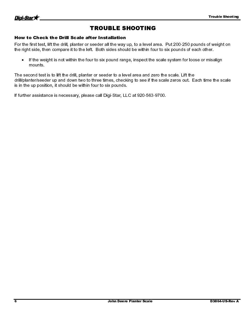 Digi-Star John Deere 1990 30 & 36 CCS  1690 Version User Manual | Page 8 / 12