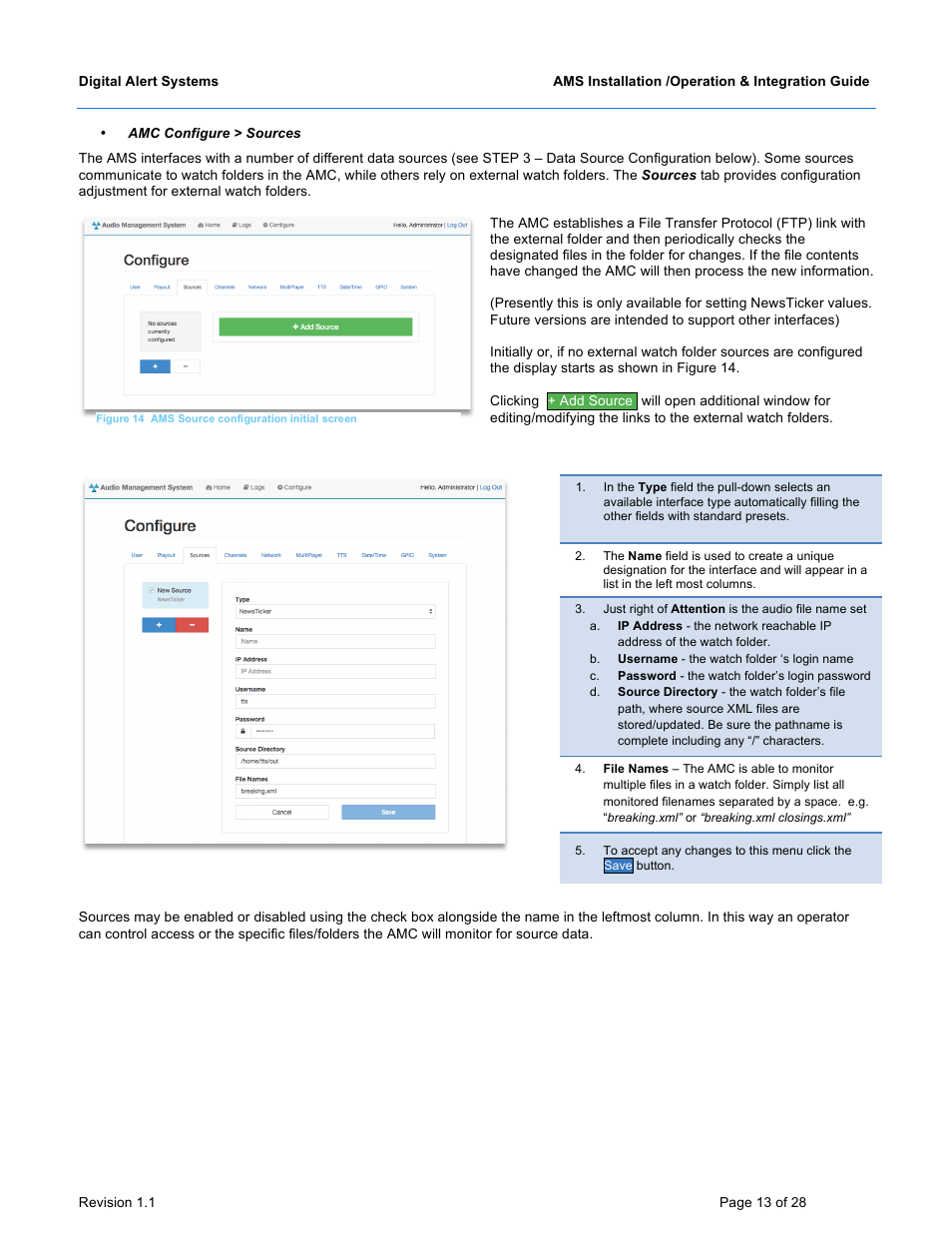 Digital Alert Systems DASAMS User Manual | Page 13 / 28