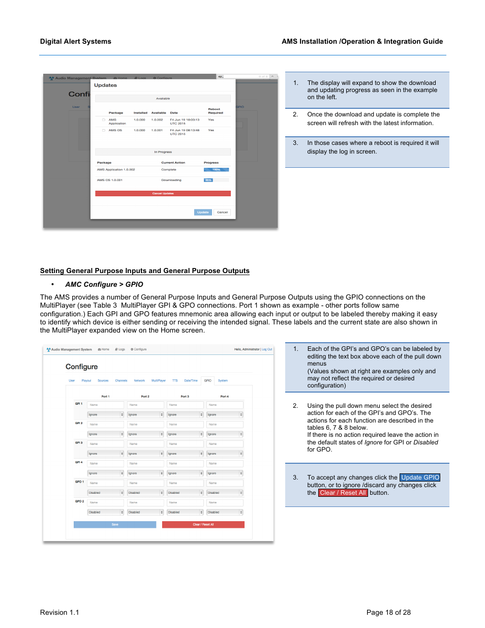 Digital Alert Systems DASAMS User Manual | Page 18 / 28