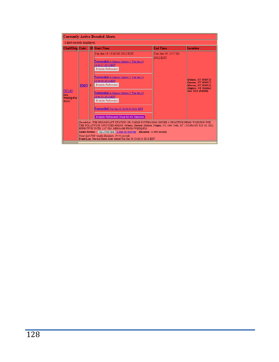 Digital Alert Systems DASDEC-II MANUAL User Manual | Page 134 / 171