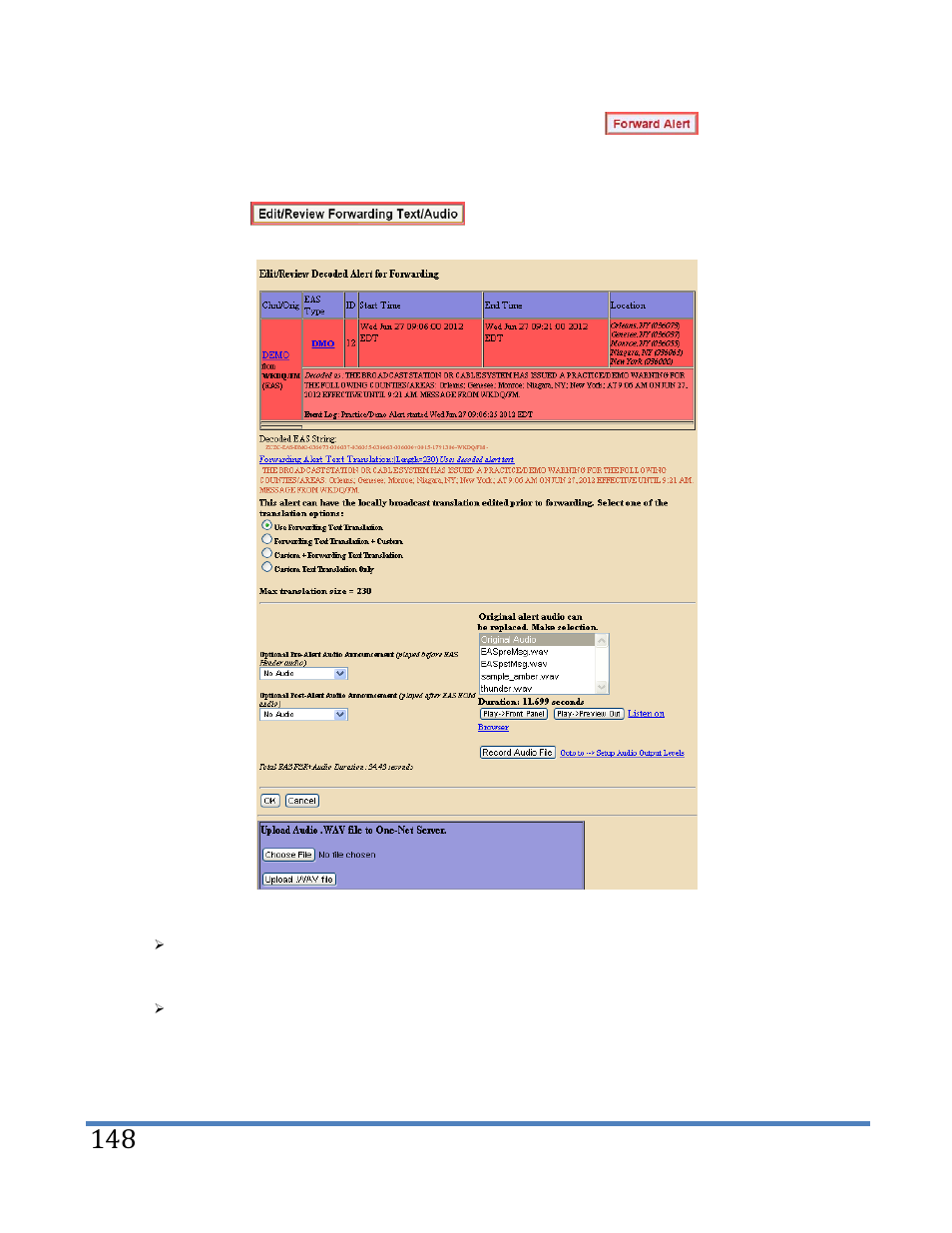 Digital Alert Systems DASDEC-II MANUAL User Manual | Page 154 / 171