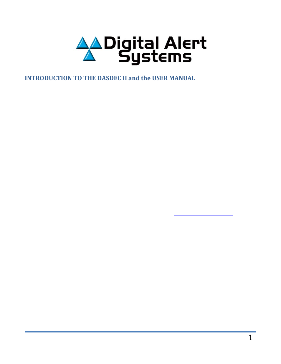 Introduction to the dasdec ii and the user manual | Digital Alert Systems DASDEC-II MANUAL User Manual | Page 7 / 171