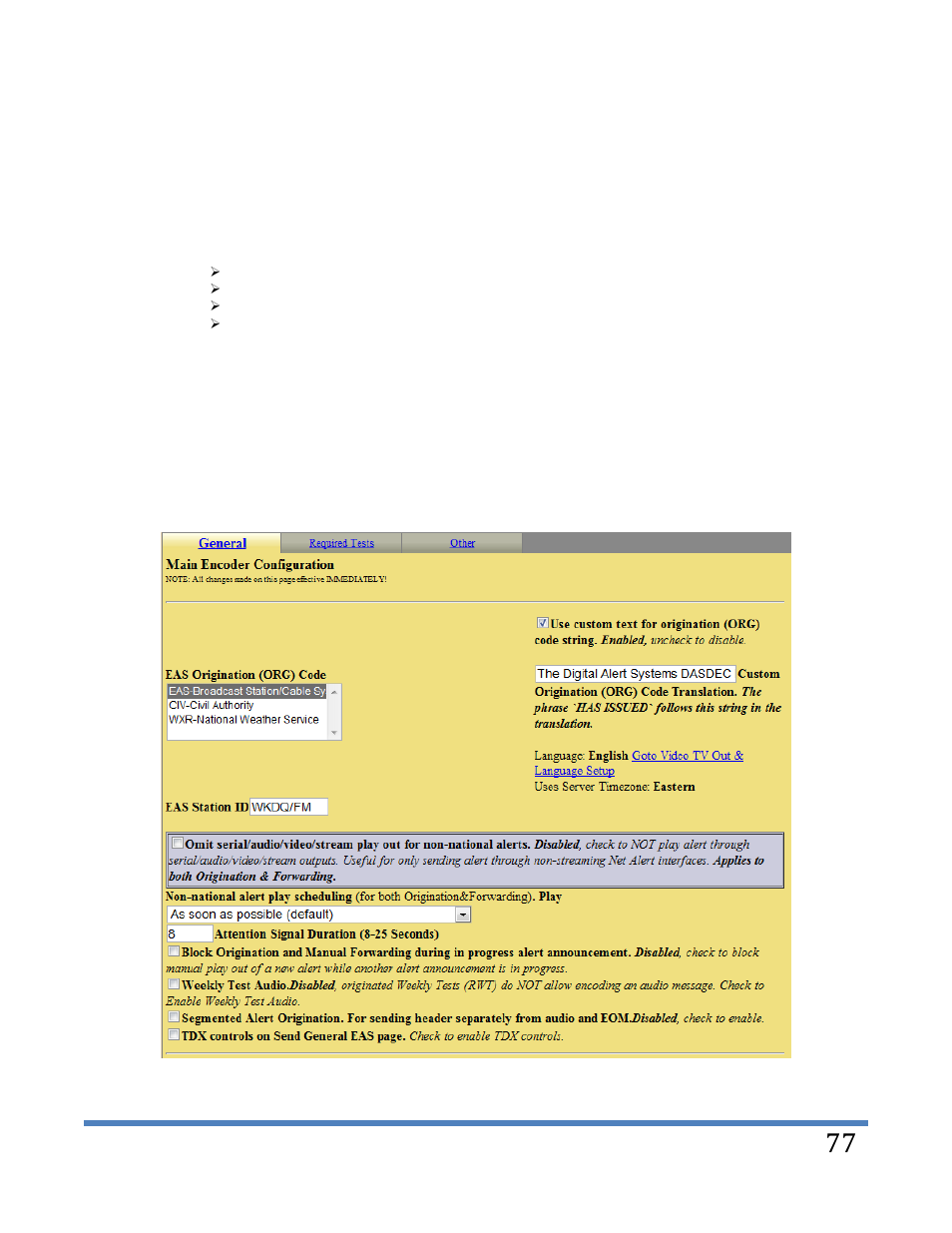 Digital Alert Systems DASDEC-II MANUAL User Manual | Page 83 / 171