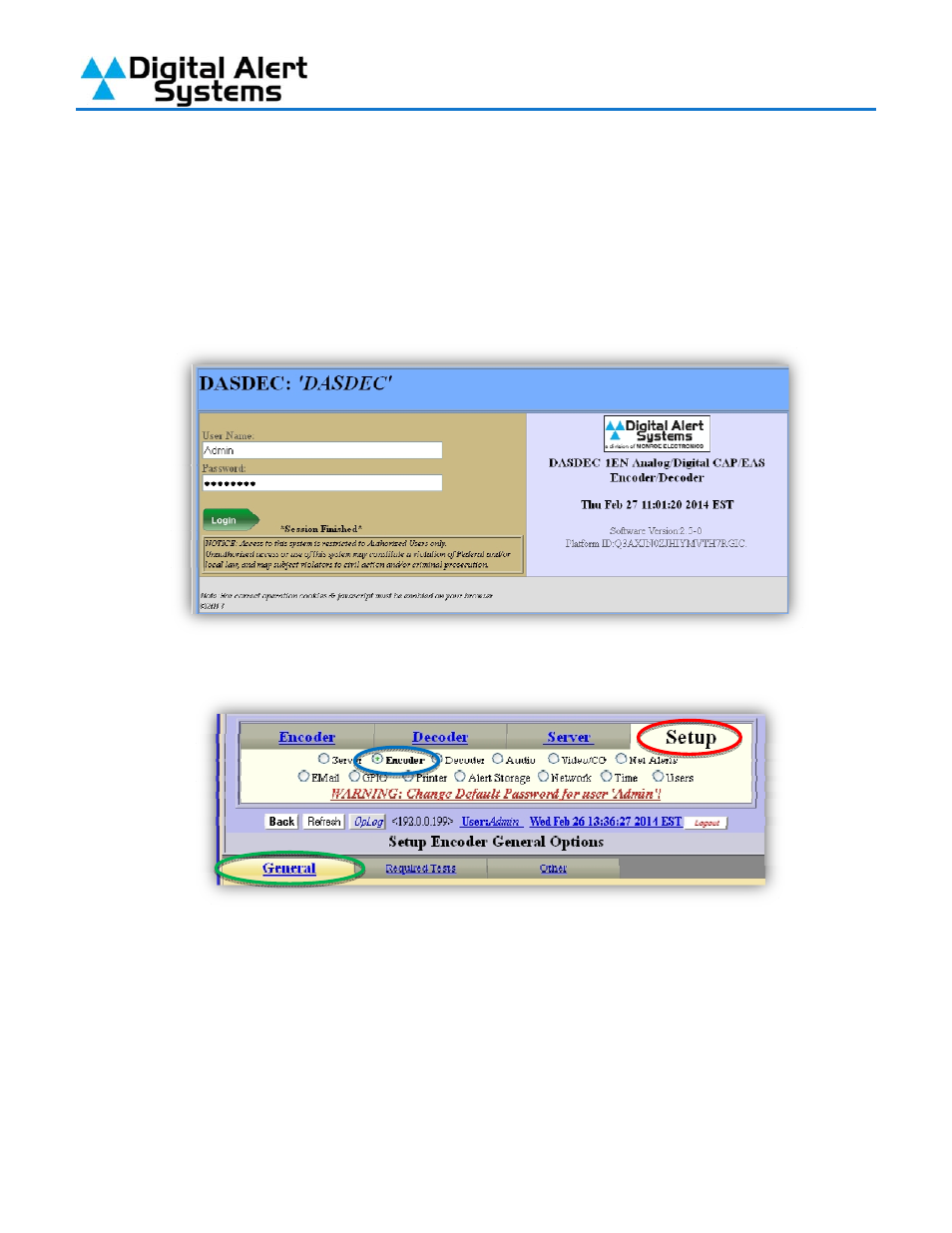 Step 7 – alert encoding and originating | Digital Alert Systems DASDEC-II QUICK START UP GUIDE User Manual | Page 27 / 40