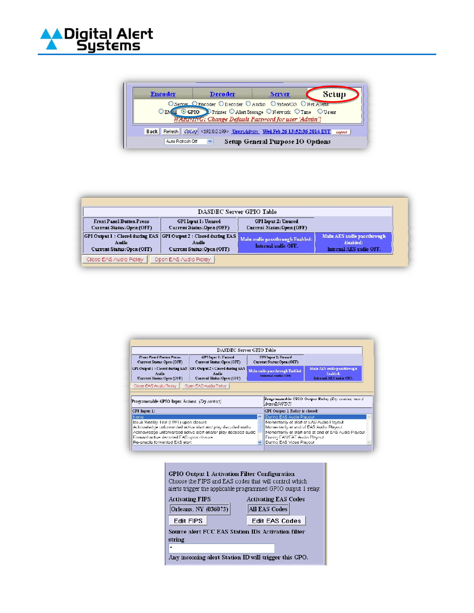 Digital Alert Systems DASDEC-II QUICK START UP GUIDE User Manual | Page 36 / 40