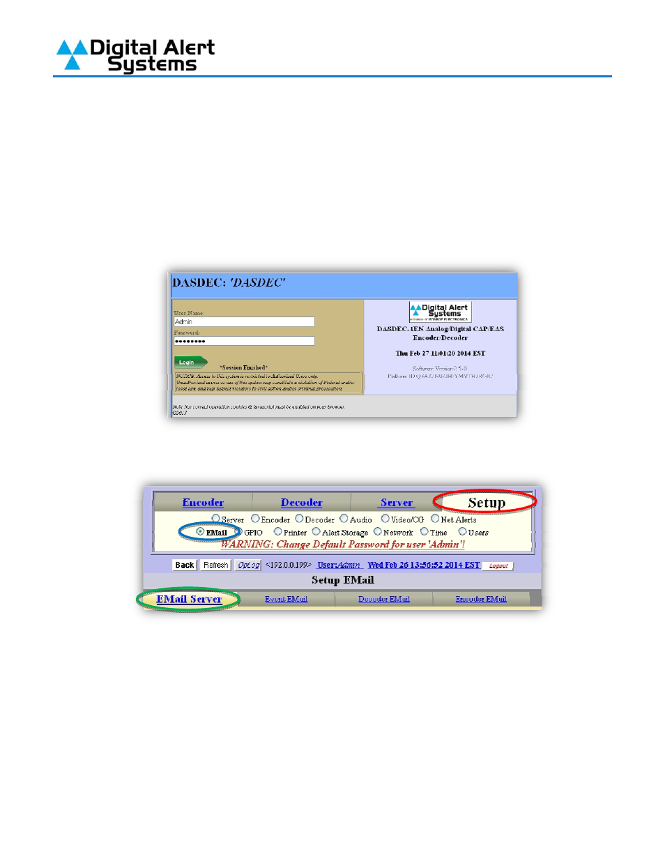Step 10 – e-mail setup | Digital Alert Systems DASDEC-II QUICK START UP GUIDE User Manual | Page 38 / 40
