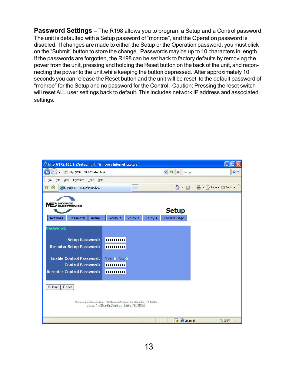 Digital Alert Systems R198 User Manual | Page 13 / 13