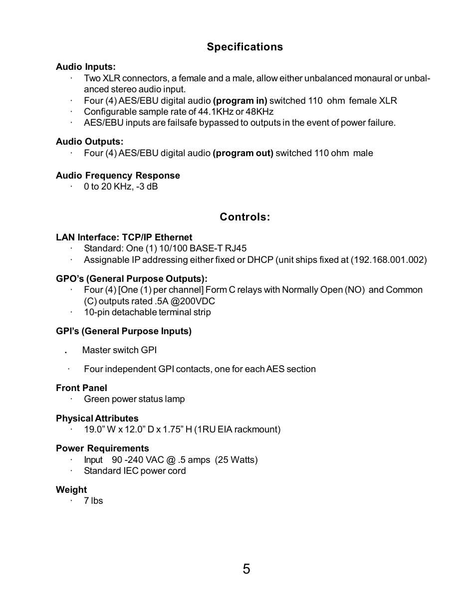 Digital Alert Systems R198 User Manual | Page 5 / 13