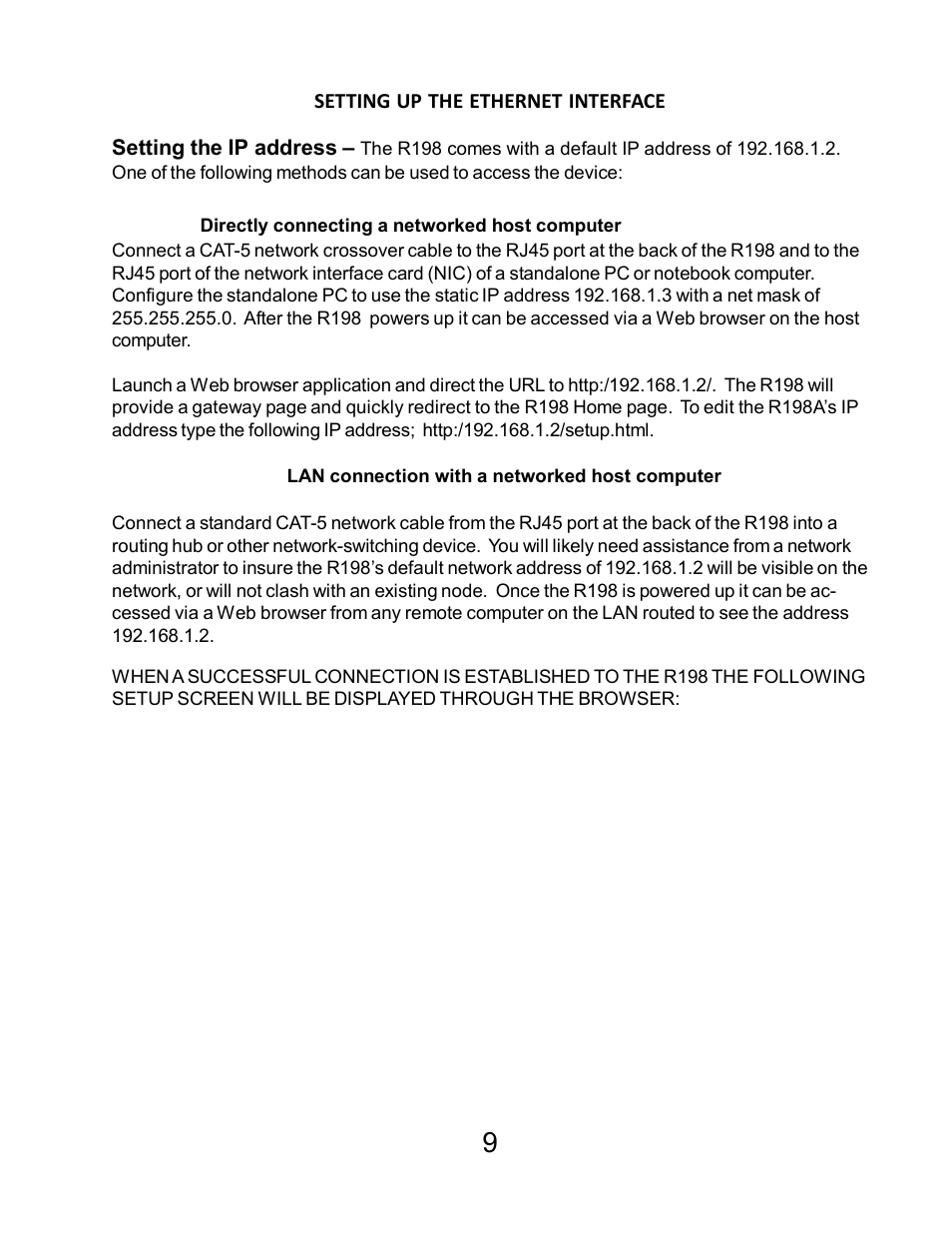 Digital Alert Systems R198 User Manual | Page 9 / 13
