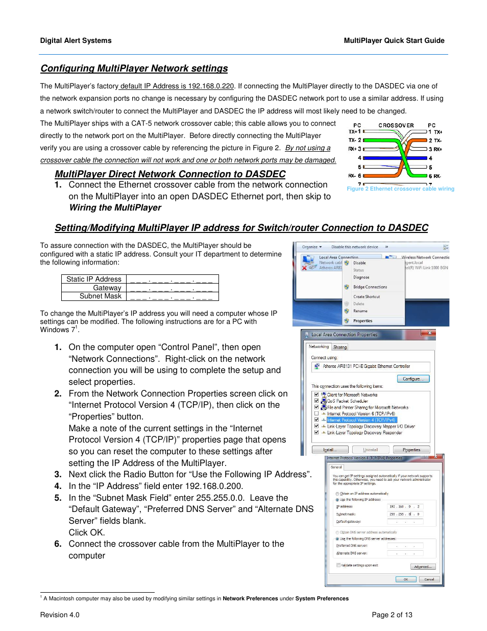 Digital Alert Systems MultiPlayer User Manual | Page 2 / 13